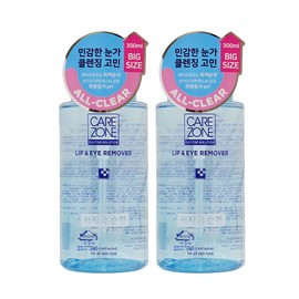 Care zone 1+1 Care Zone Doctor Solution Hypoallergenic Lip & Eye Remover 300ml / 1+1 케어존 닥터솔루션 저자극 립 앤 아이리무버300ml