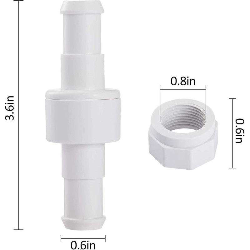 ATIE 280, 380, 180 Pool Cleaner Hose Swivel D20 and