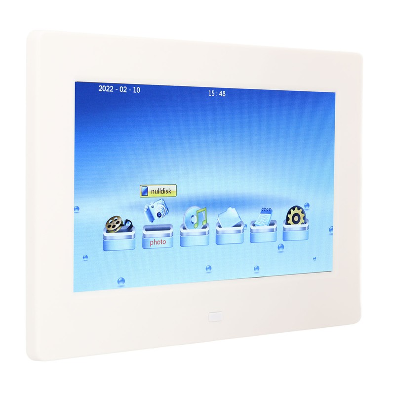 7 Inch White Digital Photo Frame HD Multifunctional Electronic Album