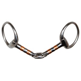 Harry's Horse Eggbutt Snaffle with Copper Rollers 13 mm, 12,5 cm