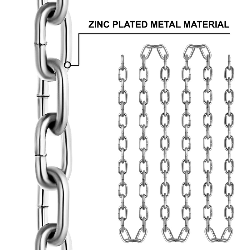 VEVOR Grade 30 Chain 1/4 Inch by 100Ft Length Grade