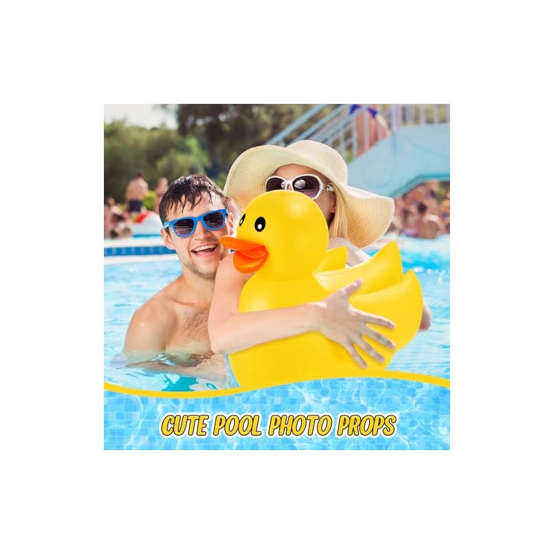 Hungdao 8 Pack Inflatable Ducks 16 Inch Large Inflatable Pool