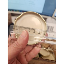 Nakpunar 24 pcs 63TW White, Metal Plastisol Lined Lug Lids - Replacement Glass Canning Jar Caps