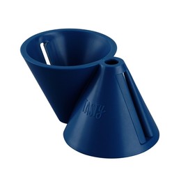 Tasty 2-in-1 Spiral Slicer - Perfect for Vegetable Spaghetti and Zoodles! Creative Kitchen Aid in Blue/Silver, Stainless Steel Blade