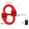 G80 Alloy Steel Hammerlock Coupling Link Connecting Link, 5/16", 2