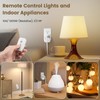 SURAIELEC Wireless Light Switch Remote Control Outlet, No Wiring Needed,
