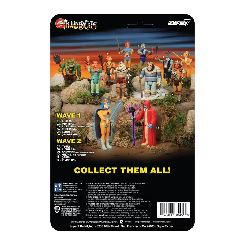 Super7 Invisible Tygra Thundercats Reaction Action Figure