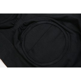 Hands Free Pumping and Nursing Maternity Bra, Comfortable All-Day Pumping Bra, Adjustable Maternity Nursing Bra Black (US, Alpha, Medium, Regular, Regular, Standard, Black)