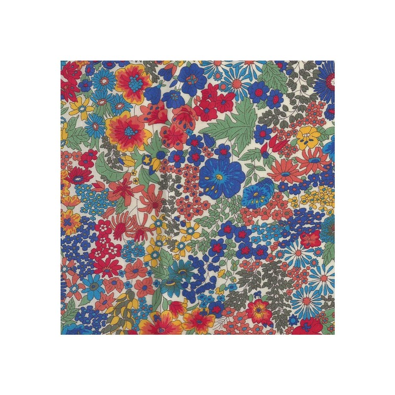Cencibel Smart Casual Liberty London Tana Lawn Margaret Red and