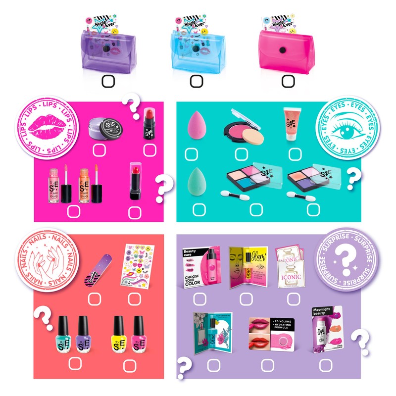 Style 4 Ever Mini Beauty Surprise Make Up Pouch, Assorted,