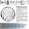 8 Packages of Instant Smile Billy Bob Replacement Thermal Adhesive