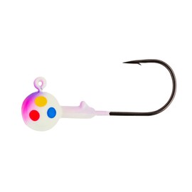 Northland Tackle Gum-Ball JIG / 1.625" / 1/4 OZ - #2/0 HK / 4 Pack/Super-GLO Purple Wonder