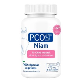 Pcos Niam Suplemento Apoyo Salud Femenina 100 Capsulas