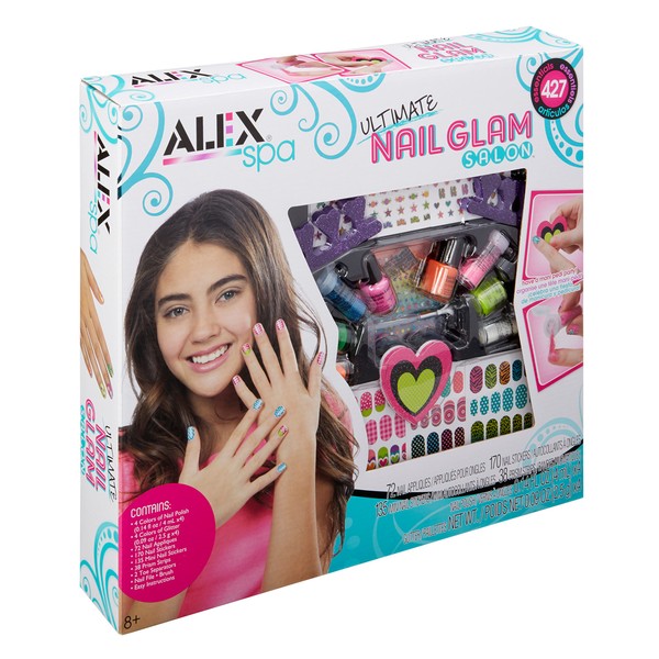 Alex Spa Ultimate Nail Glam Salon Kit Girls Fashion Activity