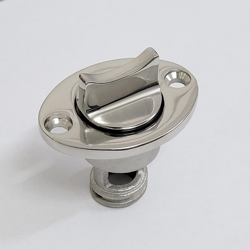 316 Stainless Steel Boat Drain Plug High Polished Garboard Bilge