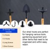 20pcs Tool Hooks for Suncast/Craftsman, V & J Shape Storage