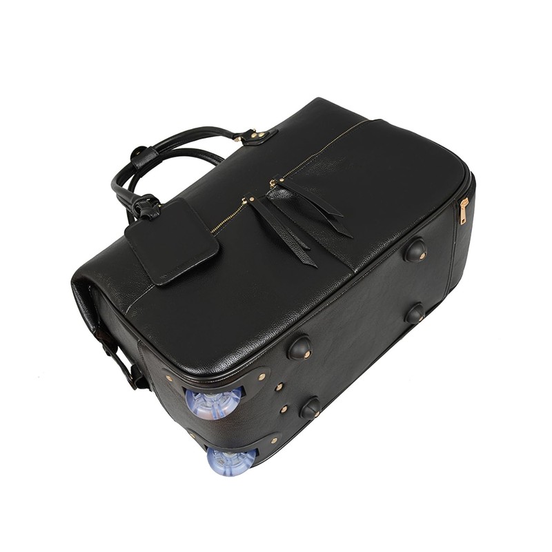 Mellow World Dayna Duffel Roller Bag with Front Zip Pockets