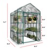 Greenhouse - Walk in Greenhouse with 8 Sturdy Shelves and