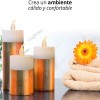 Led 24 Velas Led Ambar Parpadeantes Decoracion Fiestas Boda Xv