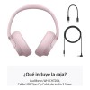Audífonos Inalámbricos Wh-ch720n Color Rosa