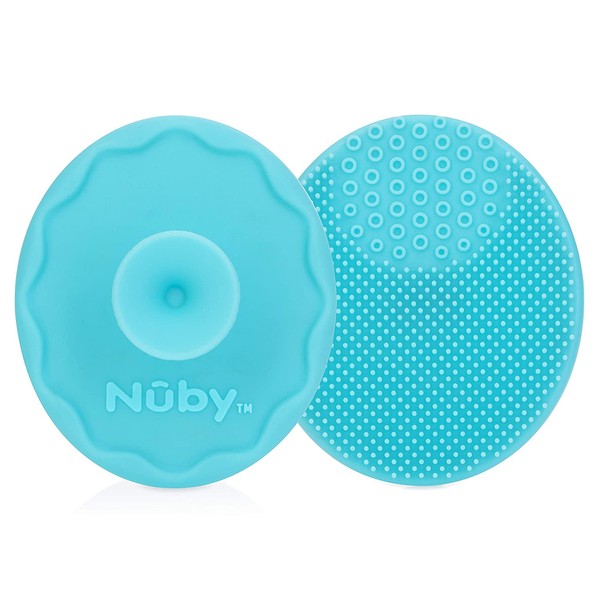 Nuby Scrubbies 2pk Silicone Bath Brush with Built-in Handle