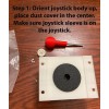 Bally Midway Original Pac-Man Joystick 1:1 Reproduction Rubber Grommet Leaf