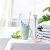 Anbbas 2pcs Silicone Denture Brush Cover Fit Most Denture Toothbrushes