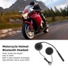 Motorcycle Helmet Bluetooth Headset Waterproof Handfree Music Call Control Bluetooth