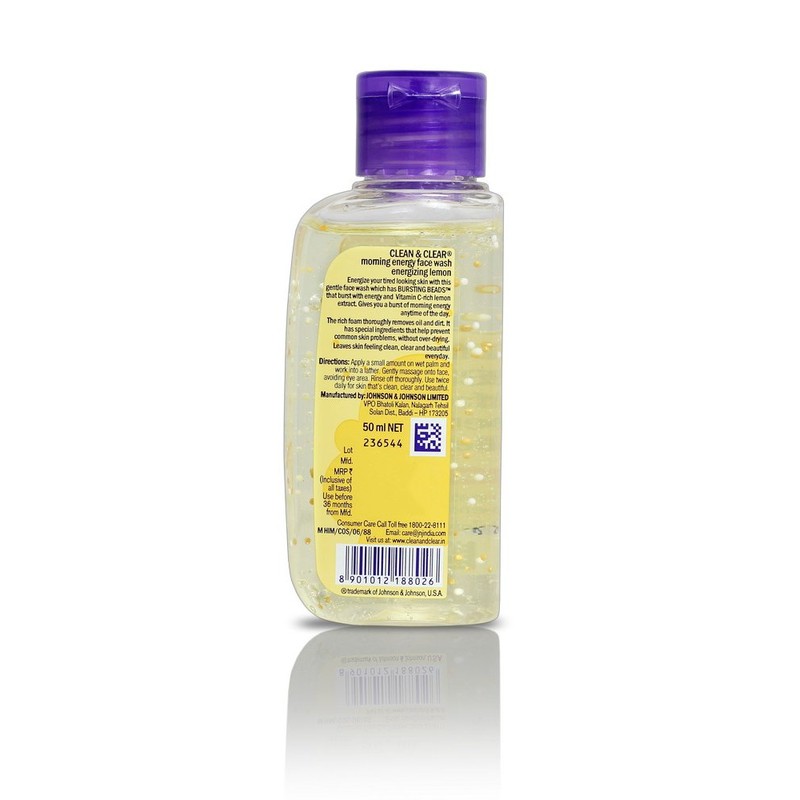 Clean & Clear Morning Energy Lemon Face Wash, 100Ml