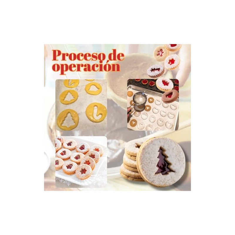 GeorgeX Moldes de Galletas, Juego de 24 Cortadores de Galletas