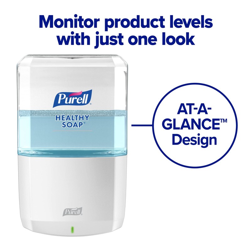 PURELL ES6 Automatic Hand Soap Dispenser, White, Compatible with 1200
