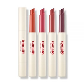 Skinfood Tomato Tint Moist Lipstick No. 1~4 Sunny/Rosy/Maple/Ruby Collection Choose 1 MNS No. 1 Sunny Tomato / 스킨푸드 토마토 틴트 촉촉 립스틱 1호~4호 써니/로지/메이플/루비 모음 택 1 MNS 1호 써니 토마토