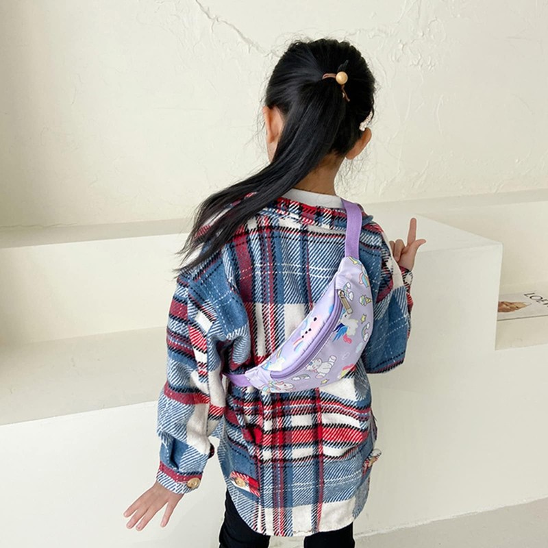 Kids Waist Fanny Pack Purple