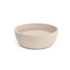 Fuzzl Premium Bamboo Dog Bowl in Stone 14cm - Eco-Friendly,