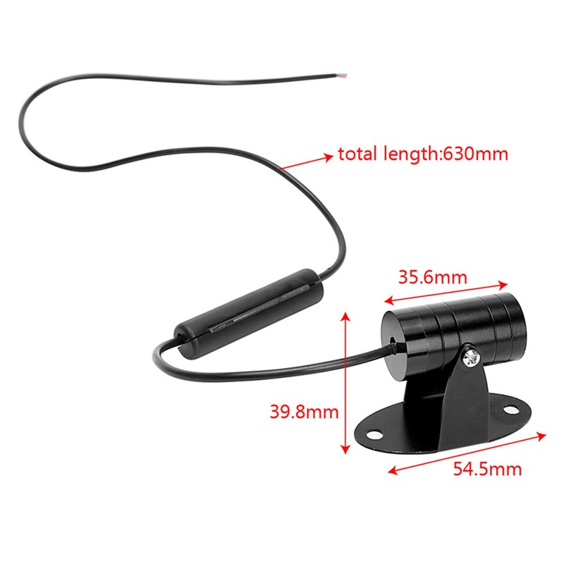 FOLGEMIR Motorcycle Logo Projector, DC 12 V LED Light, 3D