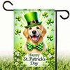 BlissYard Welcome St. Patrick's Day Garden Flag 12x18 Double Sided