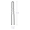 Jhasselin 50 Pz Horquilla Pasador Clip De 6 Cm Para