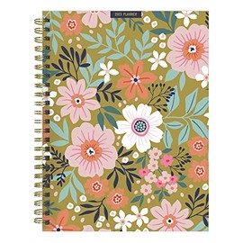 Cal 2023- Folk Flowers Medium Daily Weekly Monthly Planner