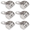 10PCS M15 Pulley Block Stainless Steel Heavy Duty Traction Wheel