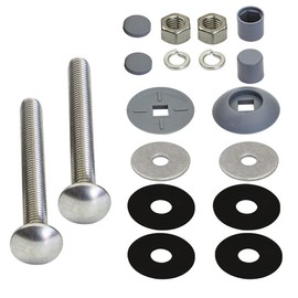 folosem 67-209-911-SS Residential Diving Board Mounting Kit for Two Hole Residential Diving Board，4.5" Long Bolt