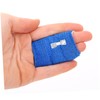 FOMIYES 50pcs Aluminum Buckle Bandage Clips Bandage Fastener Clamp for
