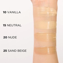 Eveline Cosmetics Wonder Match Illuminating Foundation with Vitamin C & Hyaluronic Acid - Moisturising, Smoothing and Anti-Ageing Formula with SPF 20 - Vegan, Available in 4 Shades