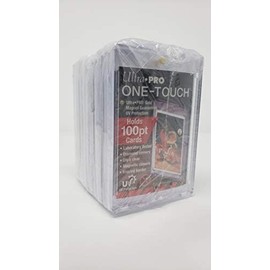 10 fundas magn ticas Ultra Pro de 100 pt, capacidad para tarjetas de b isbol, f tbol, hockey