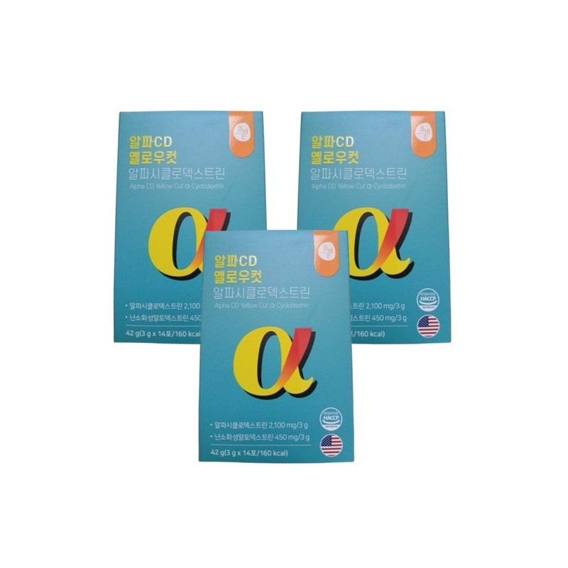 올바른 알파 CD 3박스 Olbaro Alpha CD 3 Boxes