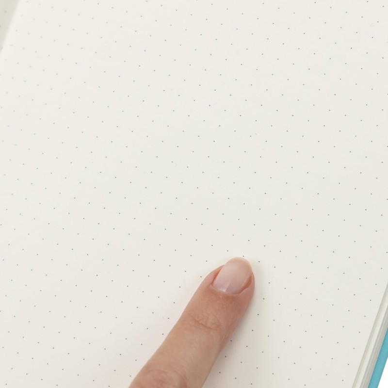 Bullet Journal A5 Dotted Notebook with Faux Leather Hardback Cover