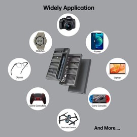 68 In 1 Electric Screwdriver Set, PrecisionScrewdriver Set, Summer Cift,Rechargeable Magnetic ElectricScrewdrivers Kit with Light