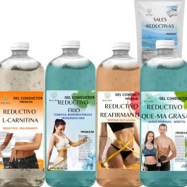 Bio Spa - 4 Gel Quita Grasa Reductivo Reafirmante Tonifica + Regalo