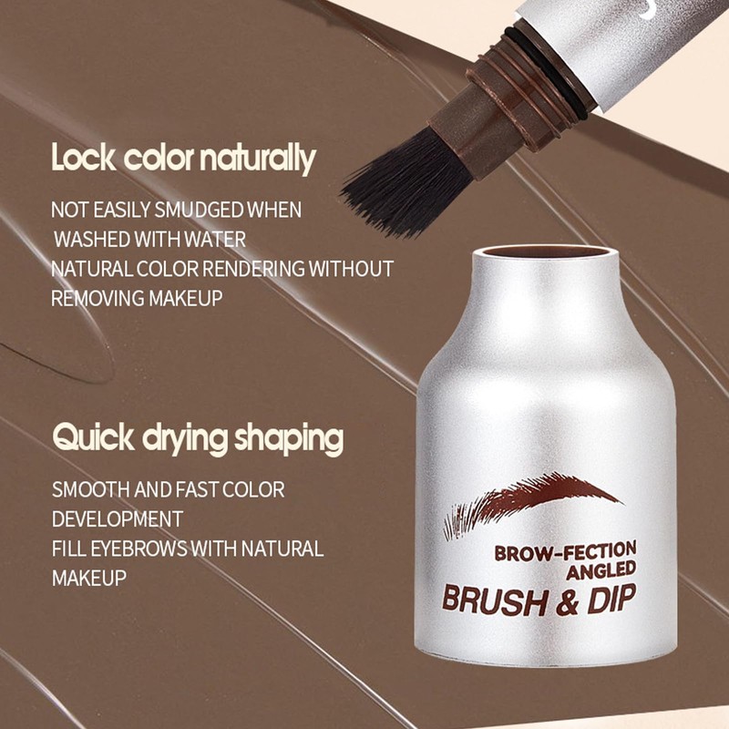 Brow Fection Angled Brush Eyebrow Pencil, Microblading Eyebrow Pen Natural