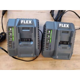 Flex New 2-Pack of $69.99 FLEX Fast Rapid Battery Chargers 160 Watt