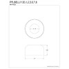 Kingston Brass PFLBELL1120 1-1/2" Bell Flange, Matte Black